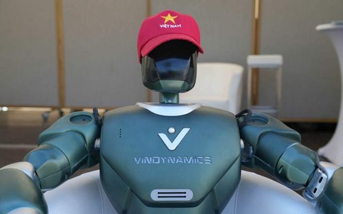 Hình ảnh về robot Dyno đội mũ Việt Nam (Nguồn: Internet)