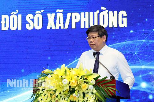Đồng chí Hoàng Hữu Hạnh, Phó Cục trưởng Cục CĐS Quốc gia phát biểu khai mạc Hội thảo.