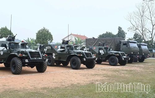 Đại đội Trinh sát, cơ giới 1, Bộ CHQS tỉnh chuyển trạng thái sẵn sàng chiến đấu.