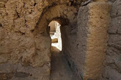 Hành lang tu viện Tepe Kafiriat, Afghanistan, thuộc khu khảo cổ thời kỳ Đế quốc Kushan. Ảnh: US Embassy Kabul