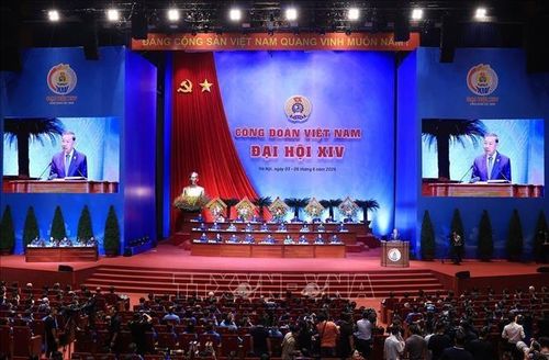 Tổng Bí thư, Chủ tịch nước Tô Lâm phát biểu chỉ đạo Đại hội XIV Công đoàn Việt Nam. Ảnh: Tuấn Anh/TTXVN