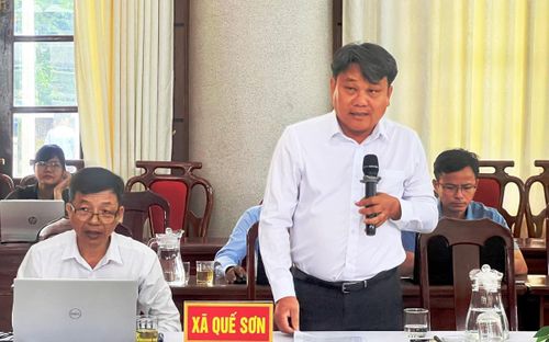 UBND xã Quế Phước đề xuất một số nội dung liên quan đến giải ngân.
