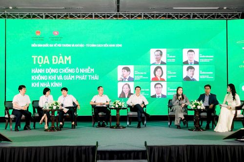 Tại Diễn đàn, các Đại biểu dự Hội nghị chia sẻ về hành động chống ô nhiễm không khí và giảm phát thải khí nhà kính.