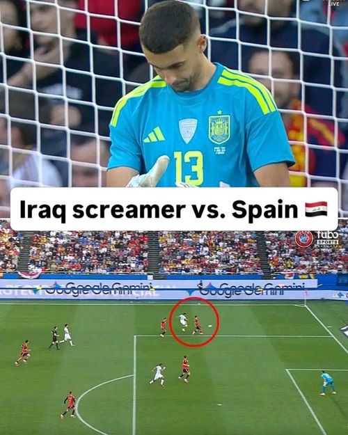 Nhưng ngay sau đó, Iraq bất ngờ gỡ hòa nhờ cú đại bác chân trái tuyệt đẹp của Doski