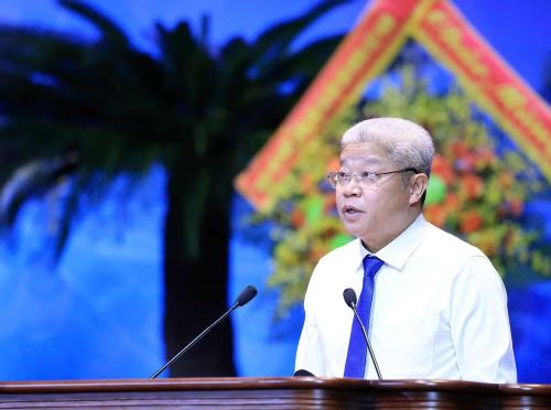 Ông Nguyễn Mạnh Khương, Thứ trưởng Bộ Nội vụ khẳng định Phong trào thi đua phải thực sự gắn với quyền và lợi ích của người lao động. (Ảnh: PV/Vietnam+)