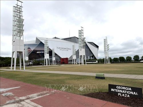 Sân vận động Mercedes-Benz (được gọi là Sân vận động Atlanta trong thời gian diễn ra World Cup 2026), sẽ diễn ra 8 trận đấu World Cup vào tháng 6 và tháng 7. Ảnh: Ngọc Quang/TTXVN
