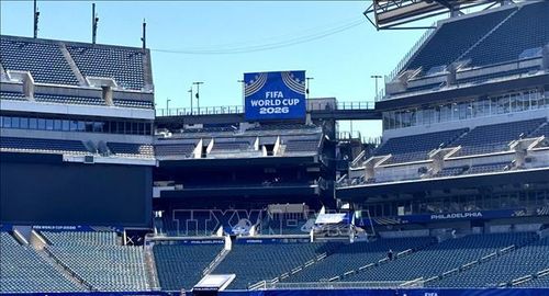 Bên trong sân vận động Lincoln Financial Field (Mỹ). Ảnh: Quang Thịnh/PV TTXVN tại Mỹ
