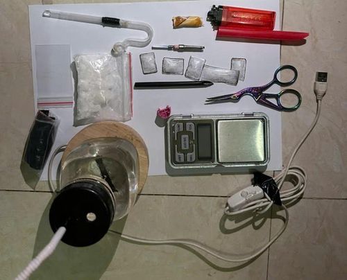 Tang vật thu giữ trong vụ án. Ảnh: Công an TP Đà Nẵng
