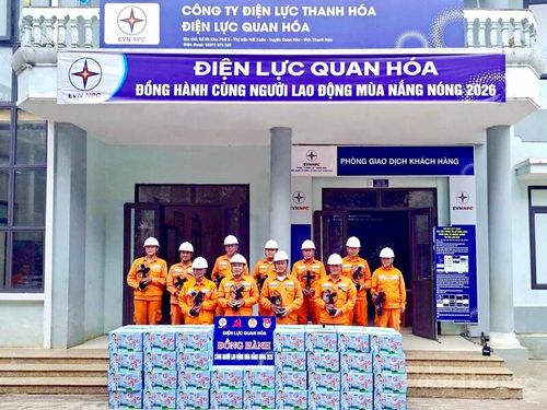 Tại Công ty Điện lực Thanh Hóa, nhiều hoạt động ý nghĩa, thiết thực gắn với người lao động được diễn ra trong Tháng Công nhân năm 2026. Ảnh Quốc Anh