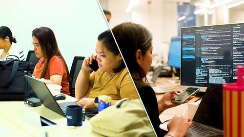 Ngành dịch vụ thuê ngoài (BPO) là một trong những lĩnh vực được dự báo sẽ chịu tác động mạnh từ trí tuệ nhân tạo (AI). Ảnh: CNA