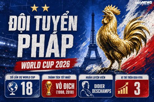 Thông tin đội tuyển Pháp.