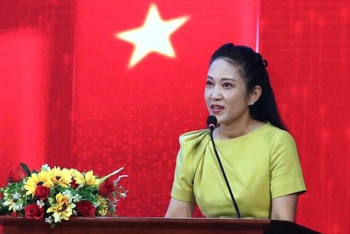 Bà Nguyễn Thị Thanh Thúy, Phó giám đốc Sở Văn hóa và Thể thao TP.HCM, phát biểu tại sự kiện. Ảnh: Lê Hoàn/Báo Văn hóa.