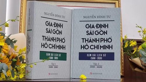 Bộ sách Gia Định-Sài Gòn-Thành phố Hồ Chí Minh dặm dài lịch sử (1698-2020, gồm 2 tập) của Nhà nghiên cứu Nguyễn Đình Tư.