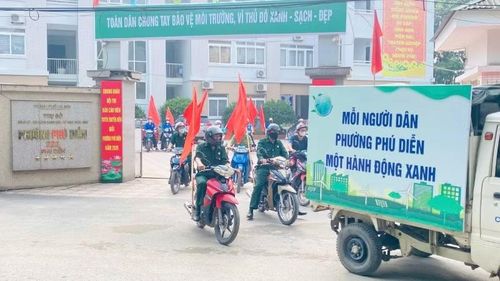 Phường Phú Diễn (Thành phố Hà Nội) tổ chức phát động phong trào thi đua “Toàn dân chung tay bảo vệ môi trường, vì thủ đô.