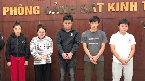 Các đối tượng tại cơ quan công an