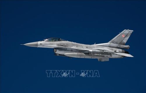 Máy bay chiến đấu F-16 tham gia cuộc tập trận của NATO. Ảnh: AFP/TTXVN