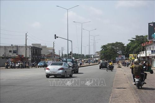 Quang cảnh đường phố tại Cotonou, Benin. Ảnh: THX/TTXVN