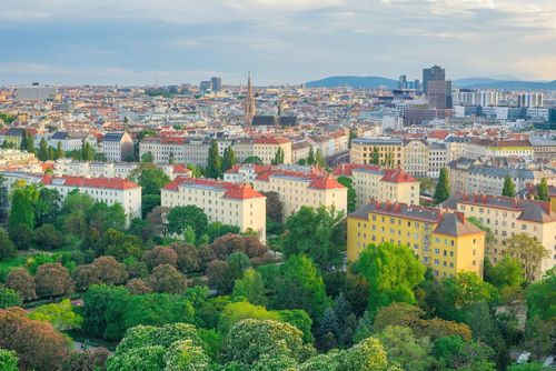 Mô hình nhà cho thuê độc đáo ở Vienna (Áo). Ảnh: Michael Brooks/Alamy