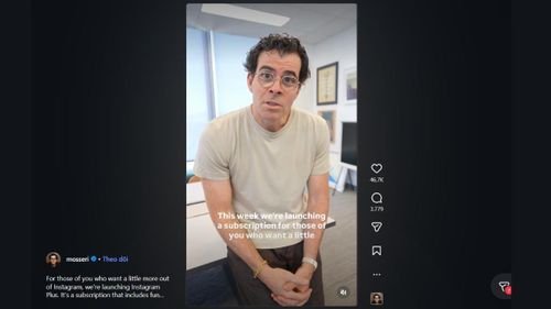 CEO Adam Mosseri của Instagram giới thiệu về gói Instagram Plus