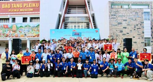  Trại hè “Tìm về di sản” năm 2026 khép lại với nhiều hoạt động ý nghĩa, góp phần giúp thanh thiếu nhi hiểu thêm về lịch sử, văn hóa và di sản quê hương Gia Lai. Ảnh: Minh Chí 