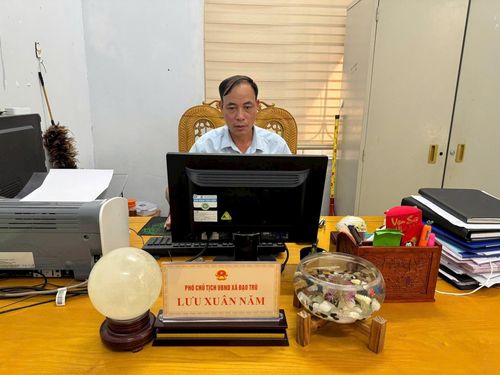 Ông Lưu Xuân Năm - Phó Chủ tịch UBND xã Đạo Trù, tỉnh Phú Thọ