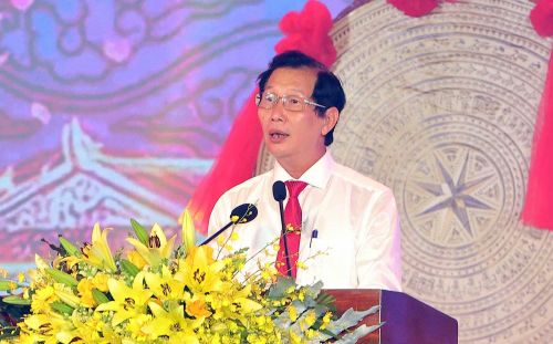 Đồng chí Lê Văn Phước, Phó Chủ tịch UBND tỉnh An Giang phát biểu khai hội.