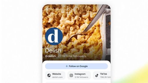 Giao diện của Google Search Profiles