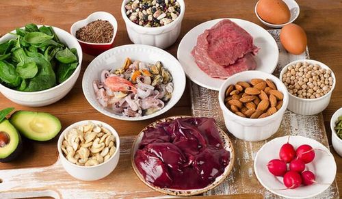 Những thực phẩm giàu sắt.