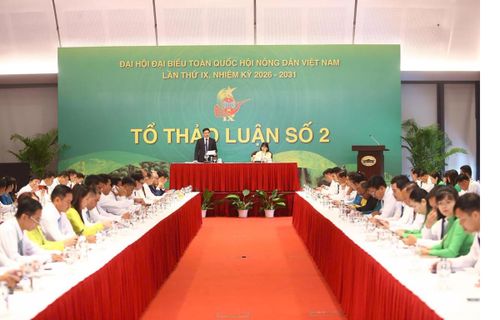 Các đại biểu thảo luận tại Tổ số 2