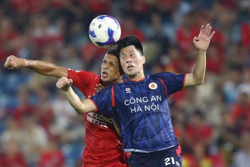 CLB Công an Hà Nội chưa thể xô đổ các kỷ lục của CLB Hà Nội. Ảnh: Đức Cường.