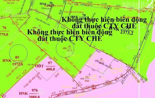 Đây là 1 góc của tờ bản đồ địa chính số 78 khu vực Chiềng Đi. Toàn bộ phần xanh lá cây đều đã có sổ đỏ cấp cho người dân từ năm 2000, lại được cấp cho Vinatea Mộc Châu vào năm 2015.