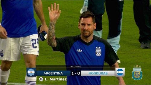 Messi không ra sân trận này - Ảnh AFA