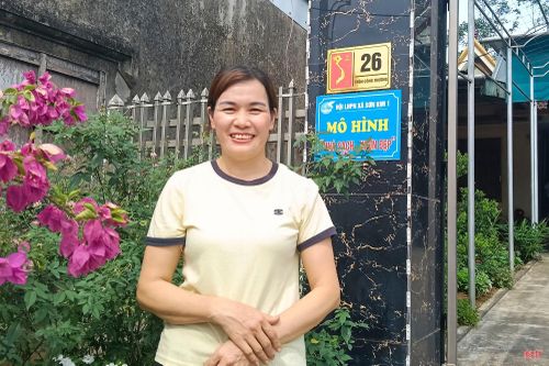 Chị Trần Thị Hường (thôn Công Thương, xã Sơn Kim 1).