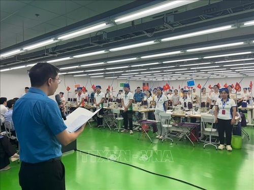 Ngay sau lễ phát động, tại Công ty trách nhiệm hữu hạn Sakurai Việt Nam, Chi nhánh Hoằng Phú đã tổ chức Hội thi tay nghề may giỏi năm 2026 với sự tham gia của 5 đội thi, gồm 20 đoàn viên đại diện cho hơn 13.000 đoàn viên, công nhân lao động của công ty.