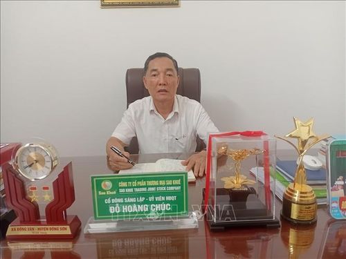 Ông Đỗ Hoàng Chúc, Giám đốc Công Ty cổ phần thương mại Sao Khuê.