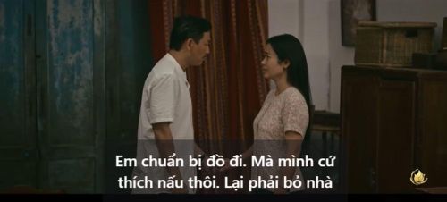 Vợ Nguyễn Thành - Bunny thảng thốt khi hay tin gia đình lại phải dời đi.