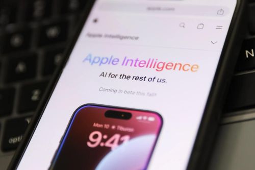  Website giới thiệu Apple Intelligence. Ảnh: Bloomberg. 
