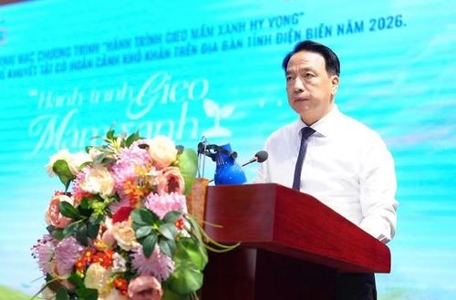 Giám đốc Sở Y tế Điện Biên Phạm Giang Nam gửi lời cảm ơn các bác sĩ, chuyên gia đã đồng hành, hỗ trợ Điện Biên phẫu thuật miễn phí cho trẻ em nghèo.