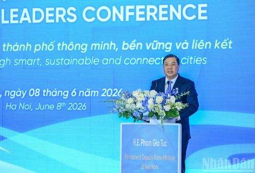 Phó Thủ tướng Thường trực Phạm Gia Túc phát biểu tại hội nghị. (Ảnh: DUY LINH)