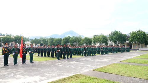 Quang cảnh Lễ tuyên thệ chiến sĩ mới năm 2026.