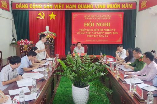 Xã Quảng Khê yêu cầu việc sắp xếp, sáp nhập thôn, bon phải đặt lợi ích của Nhân dân lên hàng đầu