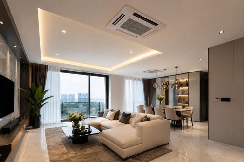 Điều hòa âm trần đang trở thành xu hướng mới trong căn hộ hạng sang (Ảnh minh họa)