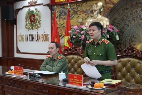 Trung tướng Nguyễn Ngọc Vân phát biểu tại buổi lễ.