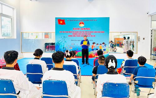 Quang cảnh Lễ khai giảng. Ảnh: PV