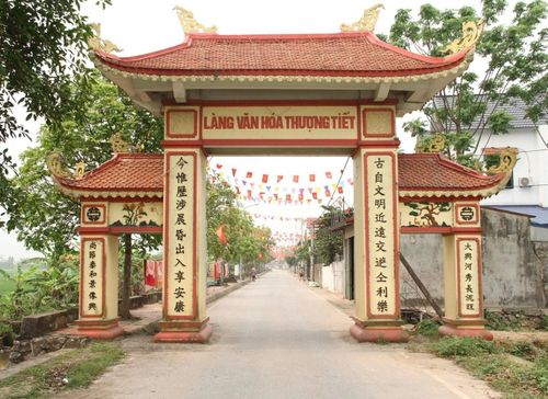 Thượng Tiết là 1 trong 9 thôn của xã Mỹ Đức được định hướng giữ nguyên. Ảnh: Biên Phạm