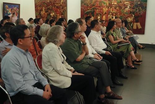 Sự kiện có sự tham gia của đông đảo các nhà nghiên cứu, họa sĩ, công chúng yêu mỹ thuật.