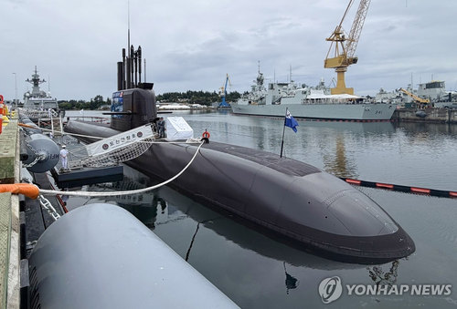  Tàu ngầm ROKS Dosan Ahn Chang-ho của Hàn Quốc, tháng 5-2026. Ảnh: Yonhap