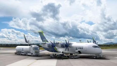Airbus ZEROe là chương trình phát triển máy bay dùng hydro, ban đầu đặt mục tiêu năm 2035 nhưng nay có thể lùi đến cuối thập niên 2030 hoặc 2040. Airbus tập trung vào công nghệ pin nhiên liệu, dùng hydro tạo điện cho cánh quạt.