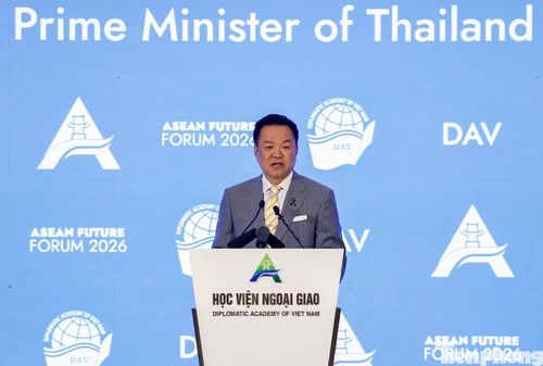Thủ tướng Thái Lan phát biểu tại AFF 2026. Ảnh: Như Ý