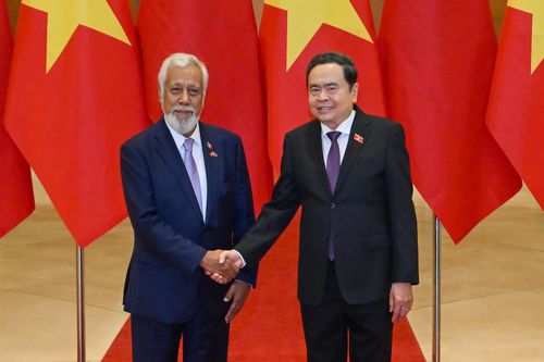 Chủ tịch Quốc hội Trần Thanh Mẫn hội kiến Thủ tướng Timor Leste Xanana Gusmão
